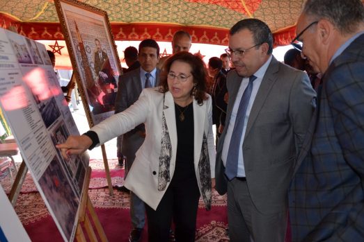 السيد الحبيب ندير عامل إقليم سيدي قاسم يعطي الانطلاقة لمجموعة من المشاريع التربوية