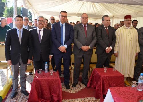 السيد الحبيب ندير عامل إقليم سيدي قاسم يترأس افتتاح منصة للشباب بمدينة سيدي قاسم