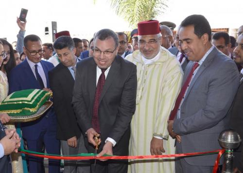 السيد الحبيب ندير عامل إقليم سيدي قاسم يترأس افتتاح منصة للشباب بمدينة سيدي قاسم